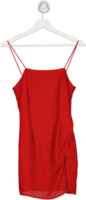 Superdown Red Syrus Slit Mini Dress UK XS