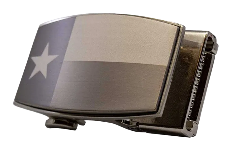 Texas Pewter Aston Dress Buckle, Fits 1 3/8 Straps