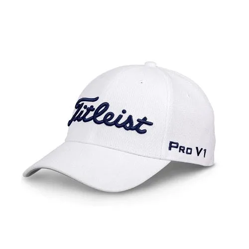 Titleist Golf Tour Elite Fitted Hat - White/Navy