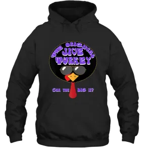 Trends Funny Jive Turkey Face Thanksgiving Day Hoodie