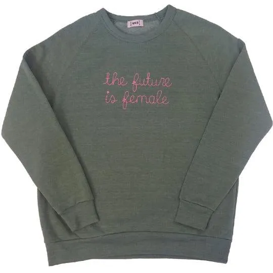 Unisex short sleeve pullover t-shirt  custom embroidered with roevember, the future is female, 1973, we say gay or anything you feel like saying across your chest!