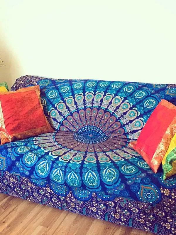 Vintage Pattern Round Beach Blanket