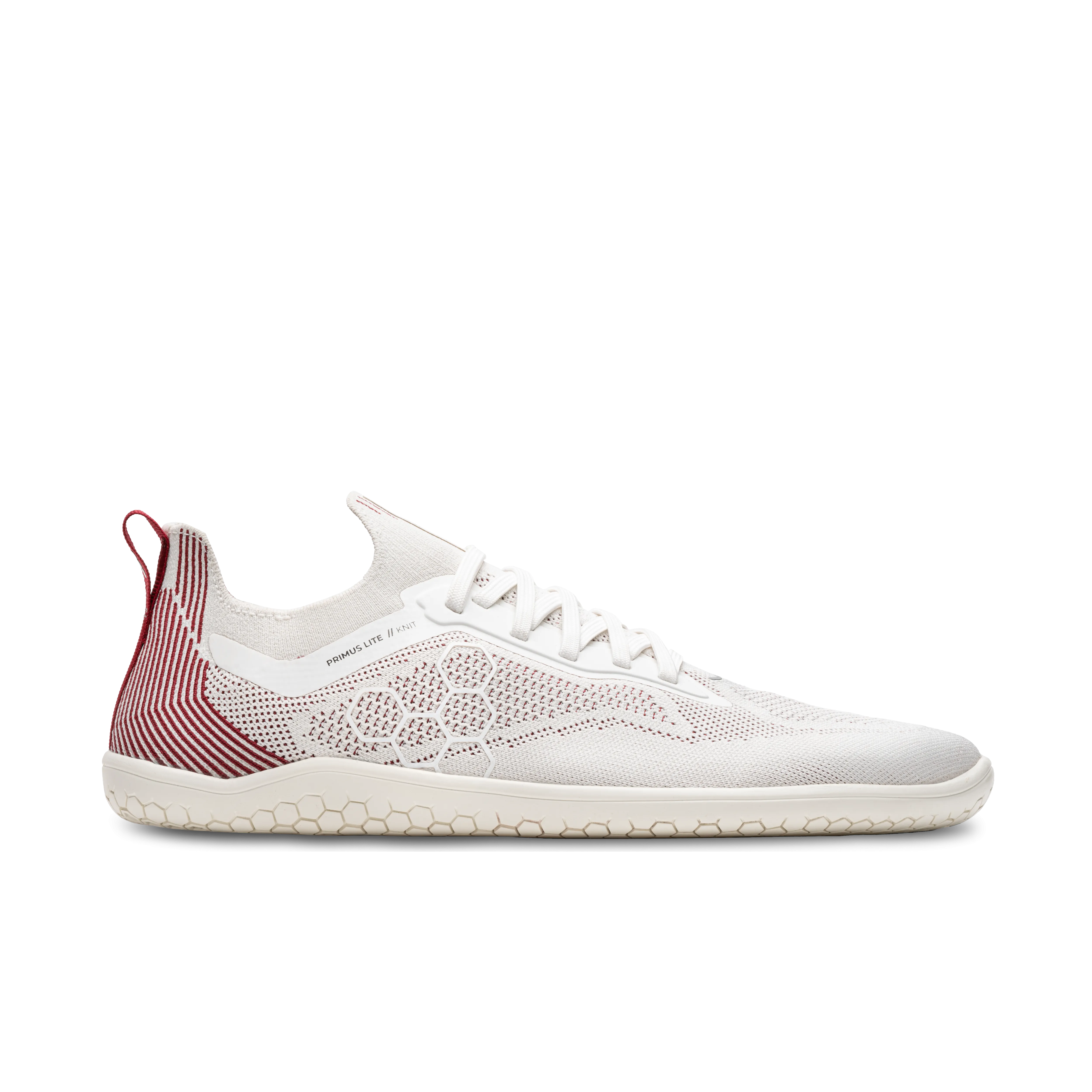 Vivobarefoot Primus Lite Knit Womens – Off White/Burgundy