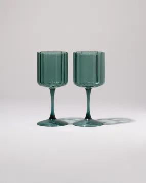 Wave Wine Glass Set