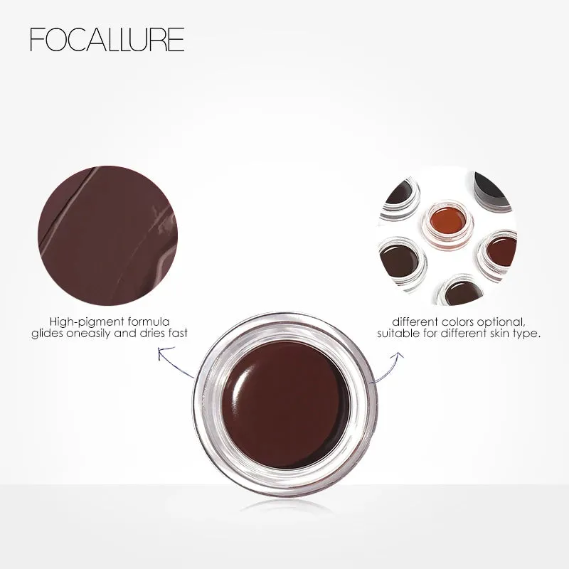 Wholesale FOCALLURE Eyebrow Cream Gel Enhancers Long-lasting Waterproof EyeBrows Pomade Gel With Brushes For Women Makeup