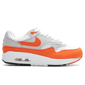 Women's Air Max 1 '87 'Safety Orange' - Neutral Grey/Safety Orange/White