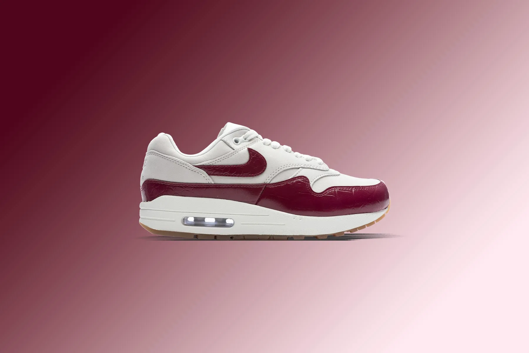 Women's Air Max 1 LX - Sail/Team Red/Gum Light Brown