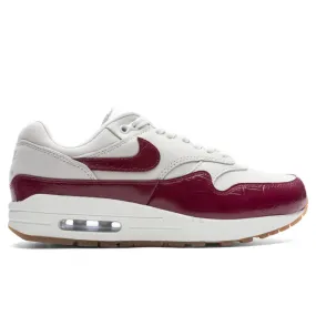 Women's Air Max 1 LX - Sail/Team Red/Gum Light Brown