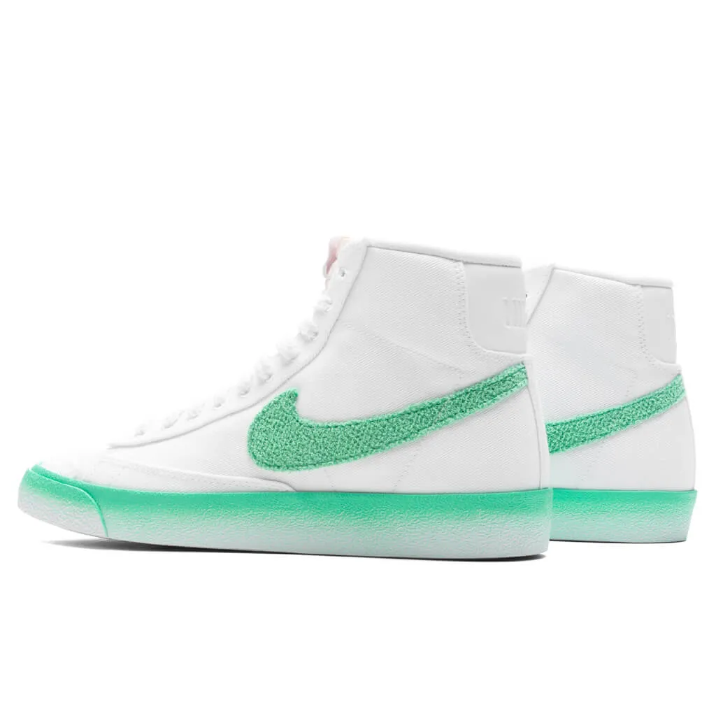 Women's Blazer Mid '77 - White/Spring Green/Barely Green