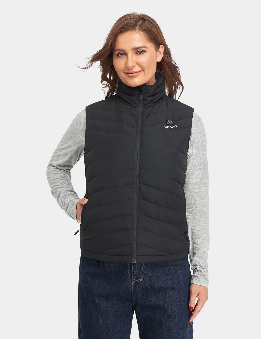 Women's Heated Lightweight Down Vest (Apparel Only)