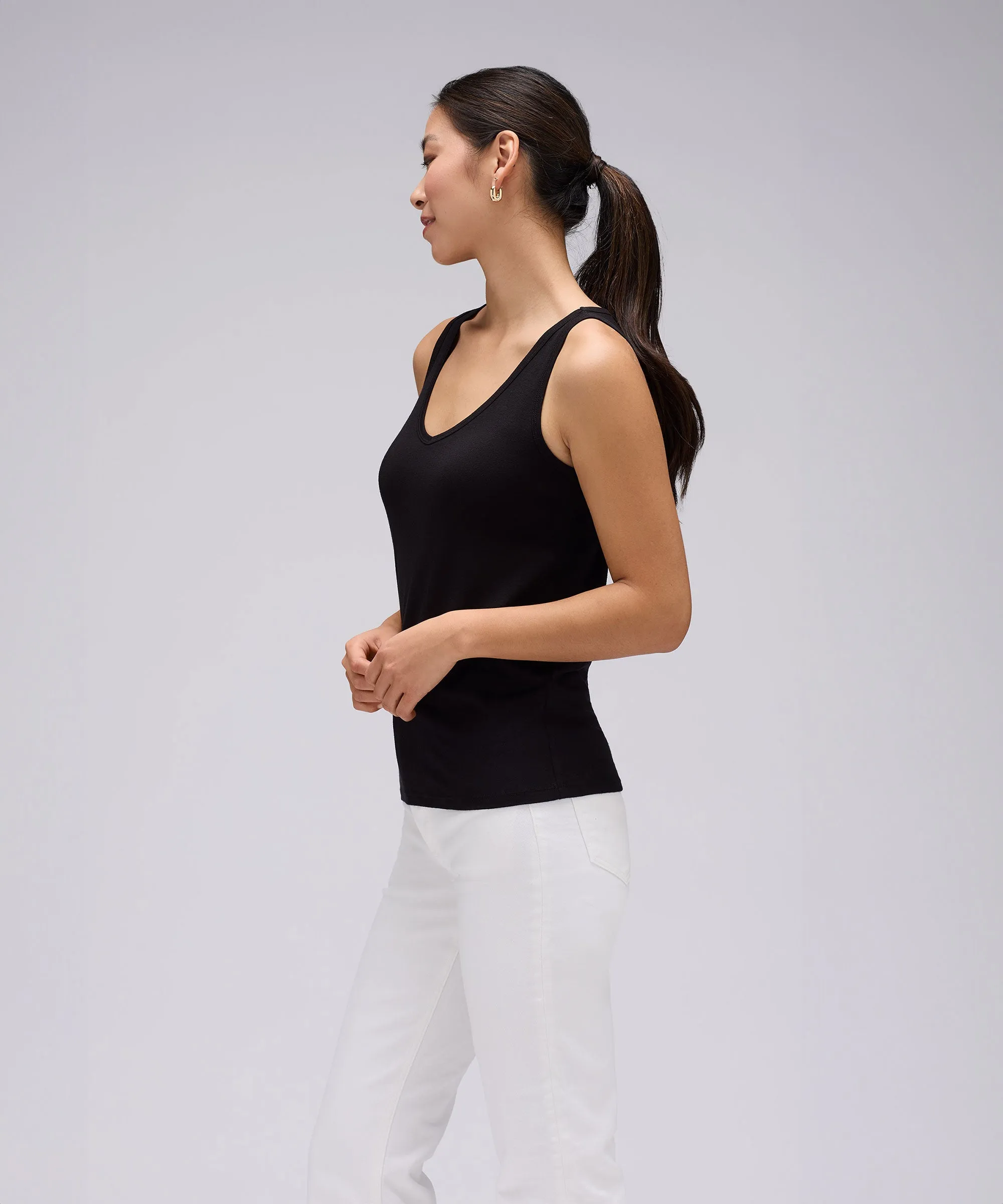 Women's Relaxed Merino V-Neck Tank