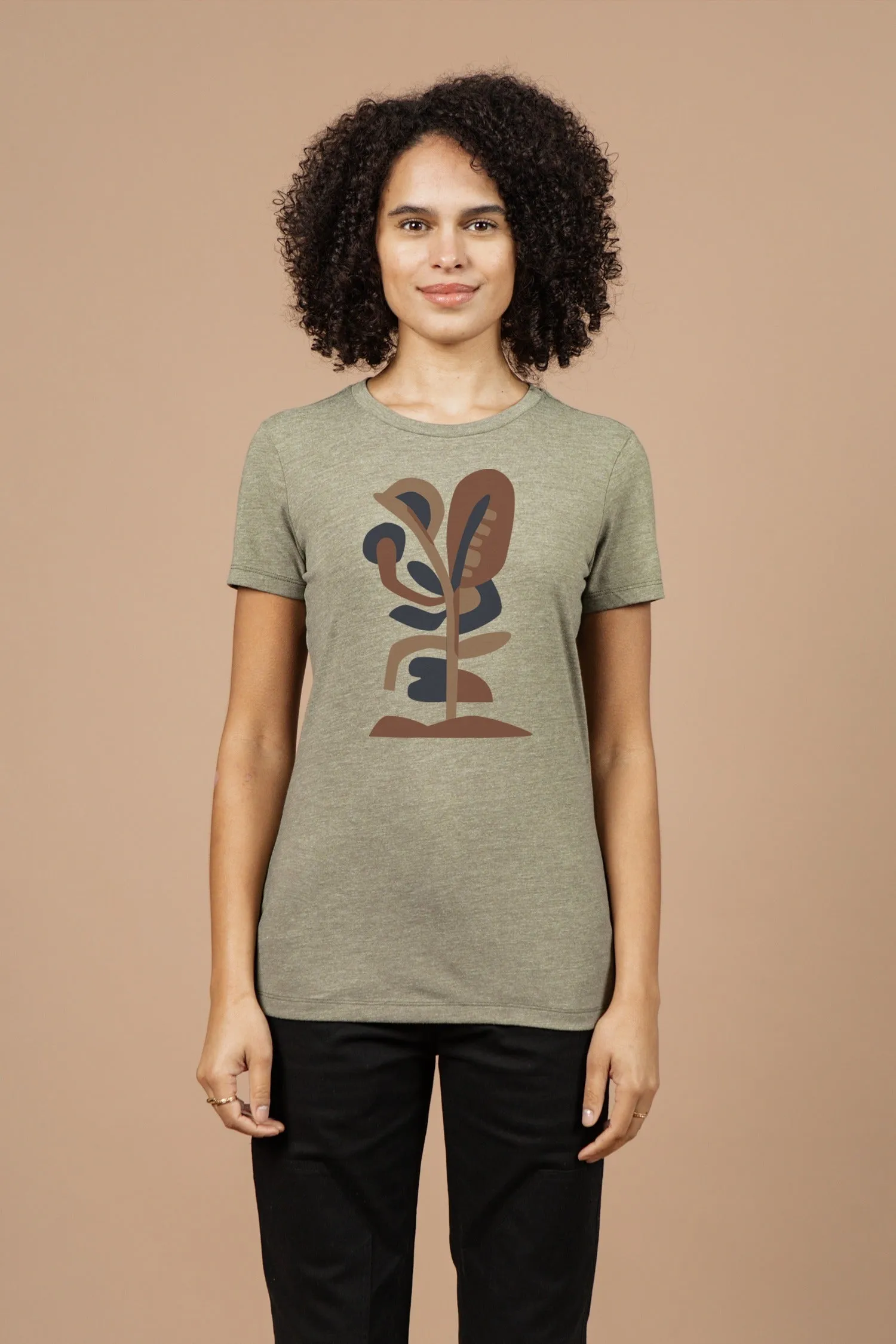 Women's Root Down Tee / Olive