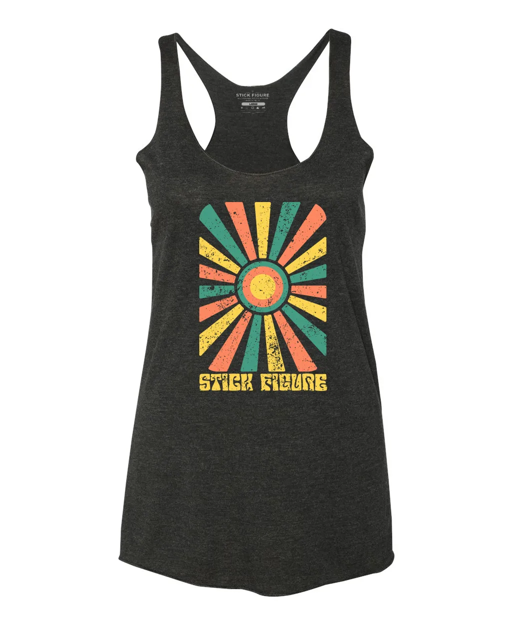 Women's Sunshine Tank (Heather Black) [SMALL ONLY]